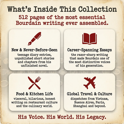 The Anthony Bourdain Reader — A Life in Writing